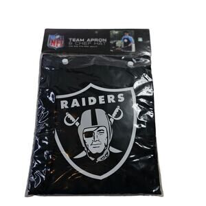 RAIDERS NWT Football Team Apron n Chef Hat. Game Day BBQ day. Obey size fits all